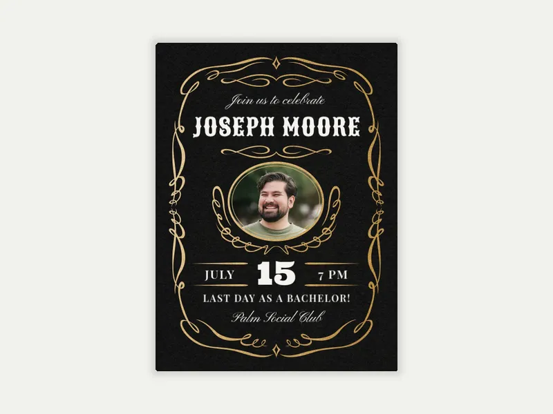Barrel Aged (Photo) - wedding_dyo_uyo - Invitation