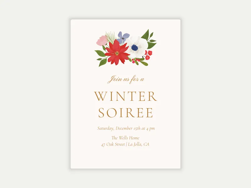 Snowbell Blooms - charity_fundraisers - Invitation