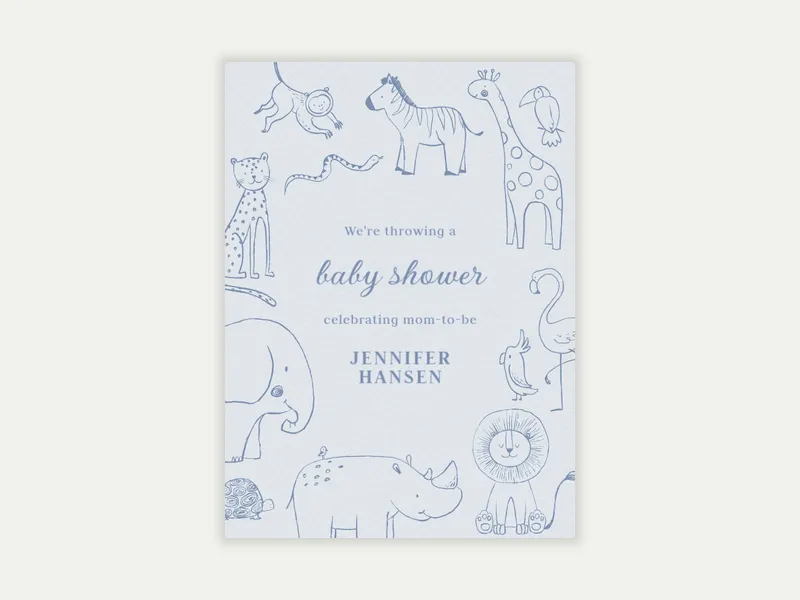 Life’s a Zoo! - baby_shower - Invitation
