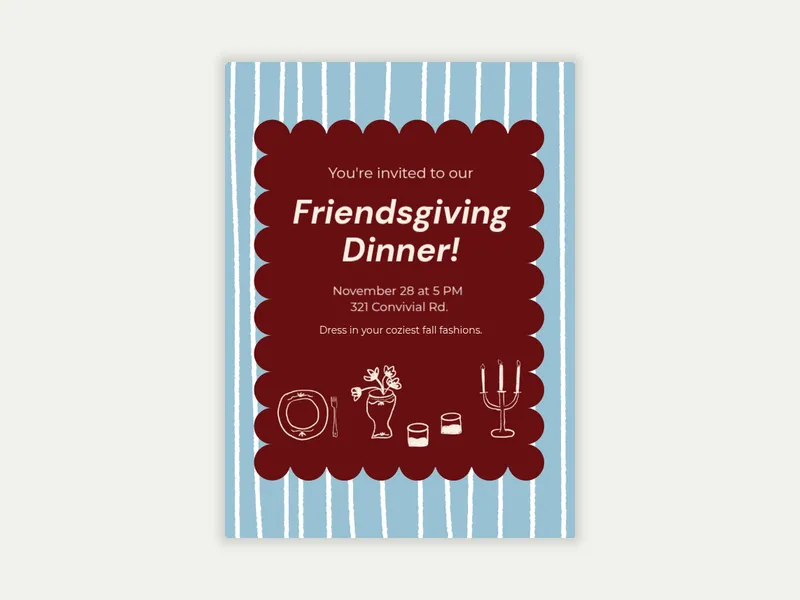 Scalloped & Striped x Jenna O’Brien of Feeling! Magazine - featured - Invitation