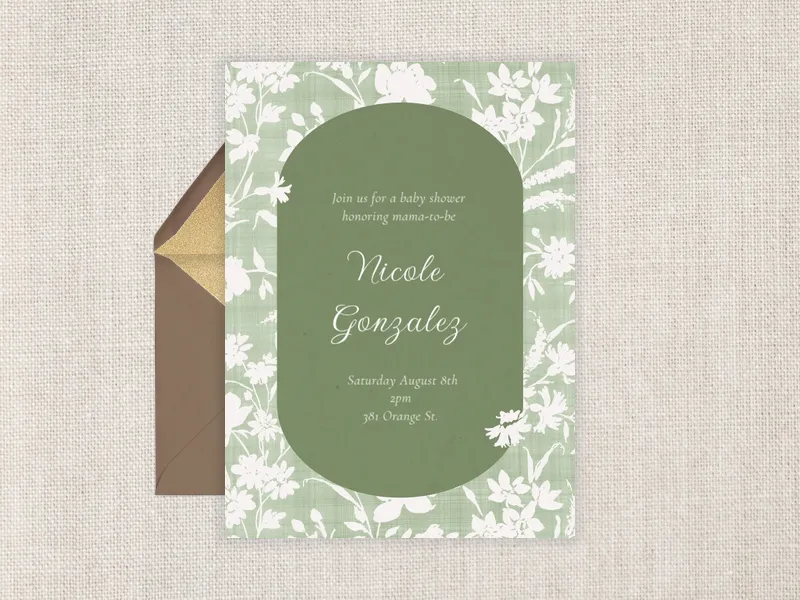 Laura Ashley: Rye Sage Green - featured - Invitation