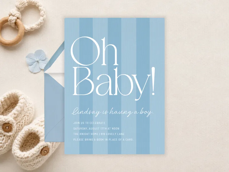 Modern Darlings - baby_shower - Invitation