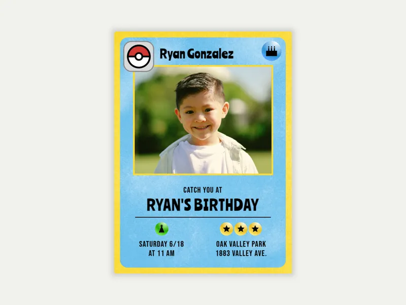 Rare Find - 6th_birthday - Invitation