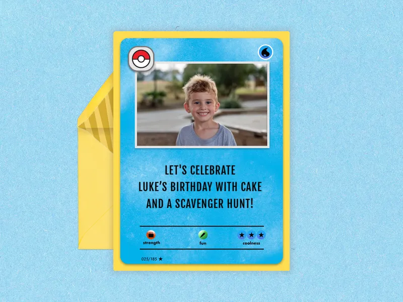 Birthday Trading Invitation premium template design