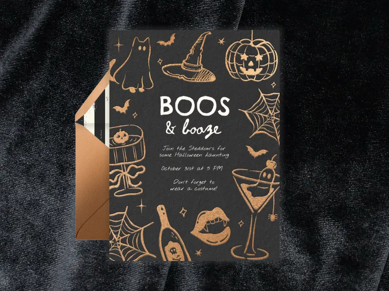 Boo Bash - halloween - Invitation