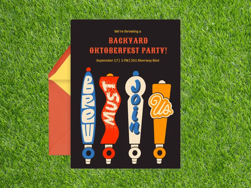 Brew Must Join Us - guys_night - Invitation