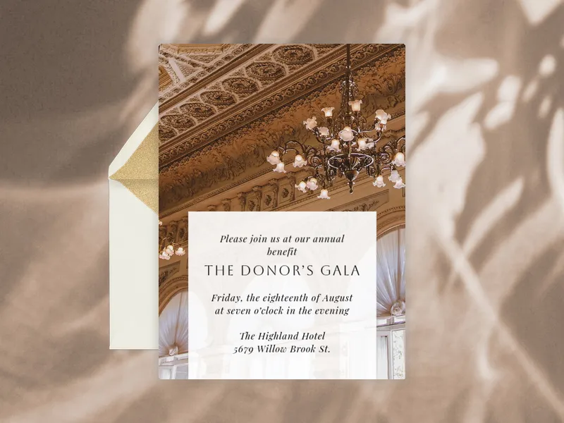 Picture Perfect Background (Photo) Invitation premium template design