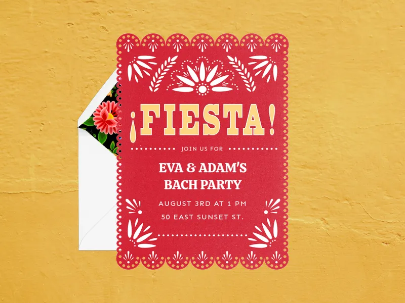 Vibrant Fiesta Invitation premium template design