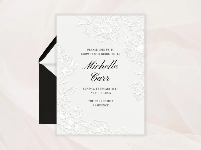 Blanc Lace - featured - Invitation