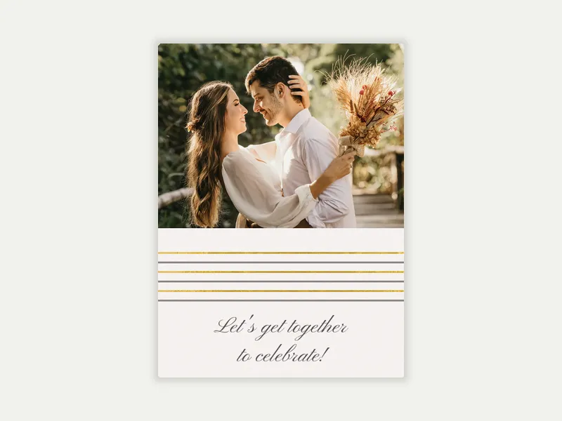 Professional Classic (Photo) Invitation free template design