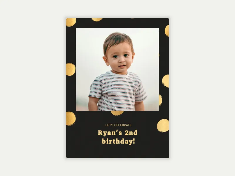 Let the Confetti Fly (Photo) - babyandkids_dyo_uyo - Invitation