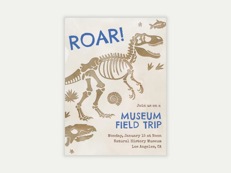 Natural History Museum - featured - Invitation