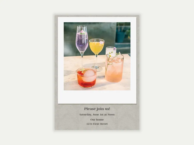 Styled Snapshot (Photo) - all_design_your_own - Invitation