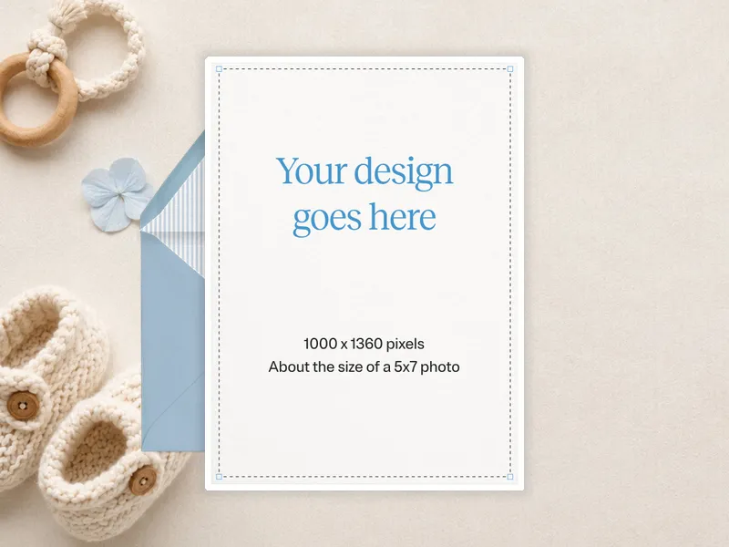 Upload Your Own Design (Baby Accessories) - quinceanera - Invitation
