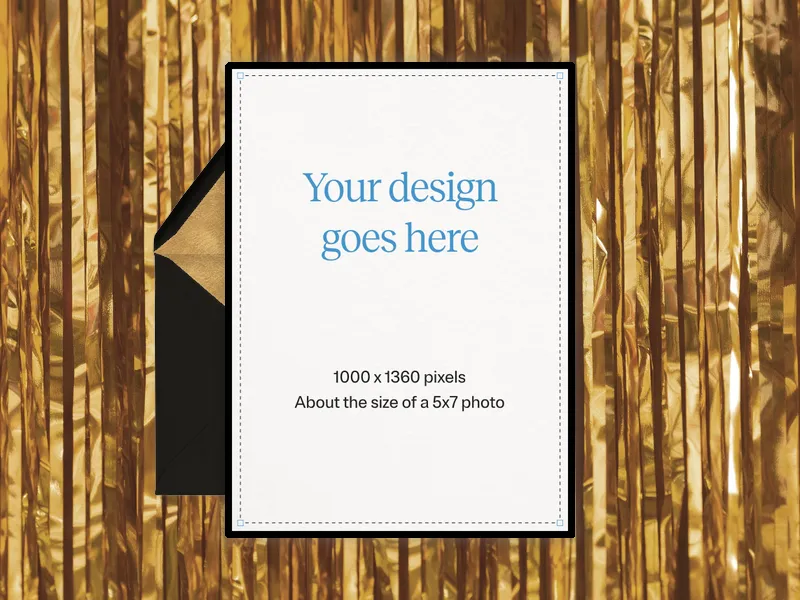 Upload Your Own Design (Tinsel Nights) - bar_bat_mitzvah - Invitation