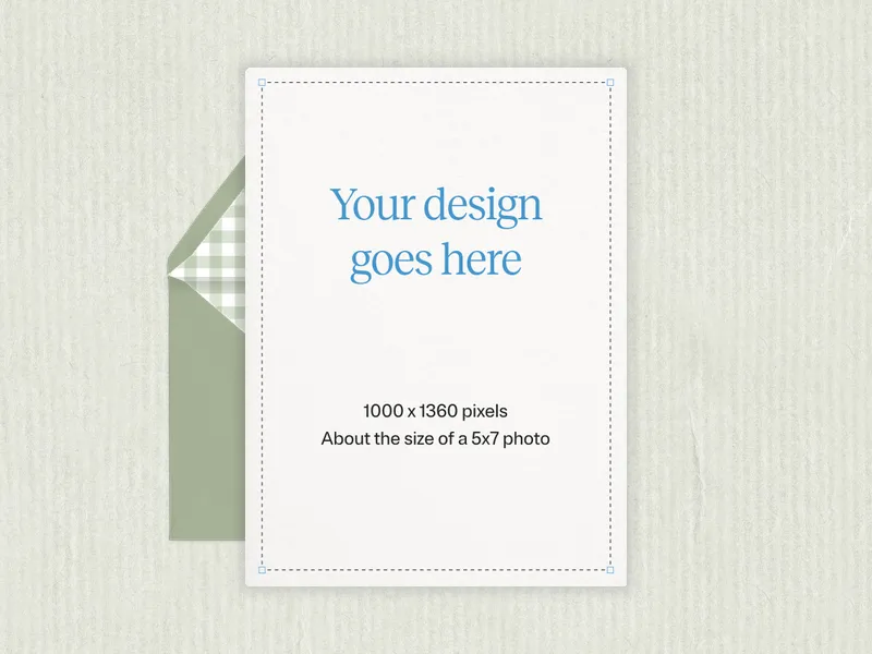 Upload Your Own Design (Lovely Linen) - babyandkids_dyo_uyo - Invitation