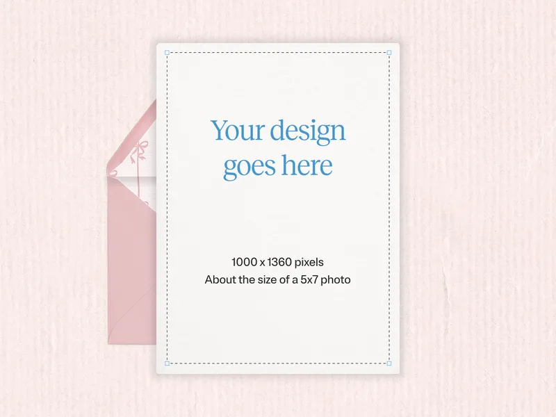 Upload Your Own Design (Bows) Invitation premium template design
