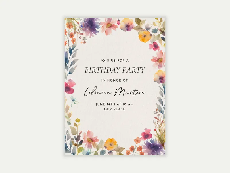 Baby Blossoms - sweet_sixteen - Invitation