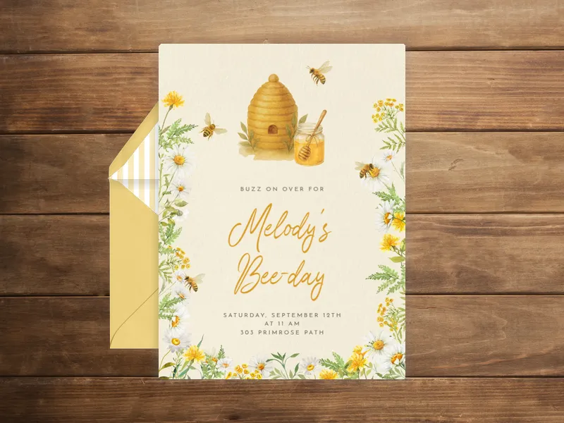 Buzzy Bee - virtual_events - Invitation