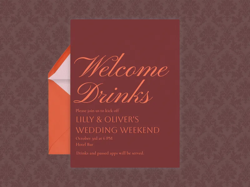 Jazzy Night Invitation premium template design
