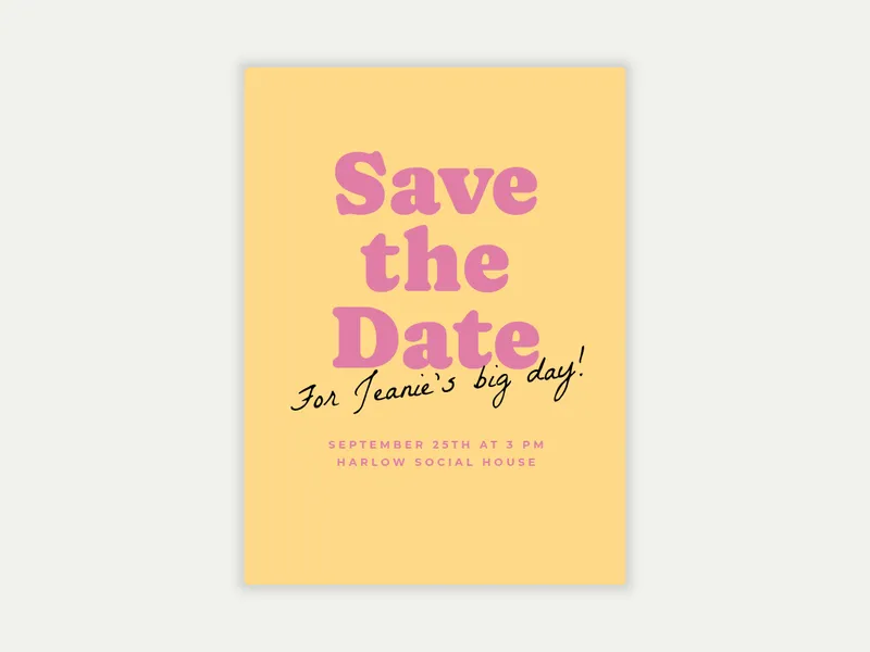 Shout It Loud - Save the Date - birthday_forkids - Invitation