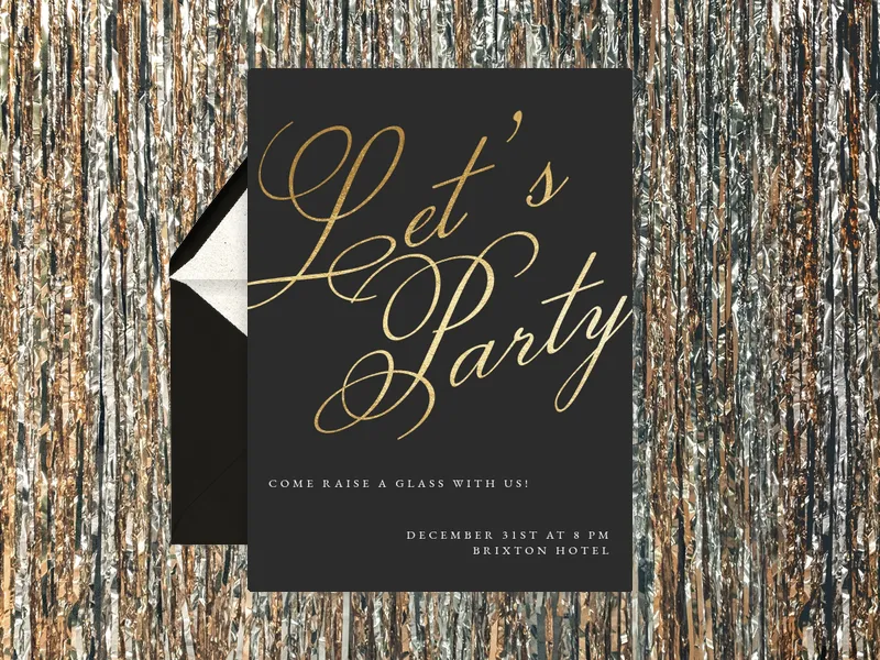 Grand Flourish - new_years - Invitation