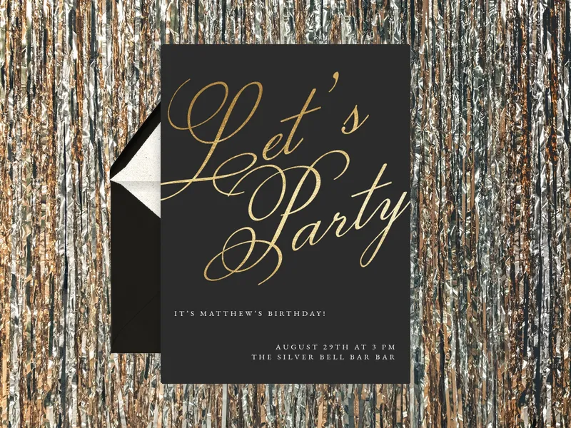 Grand Flourish Invitation premium template design