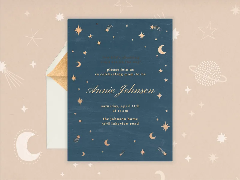 Written in the Stars - parenthood_journey - Invitation