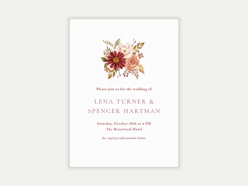 Fall Foliage - featured - Invitation