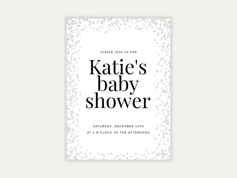 Glitter Glam - featured - Invitation