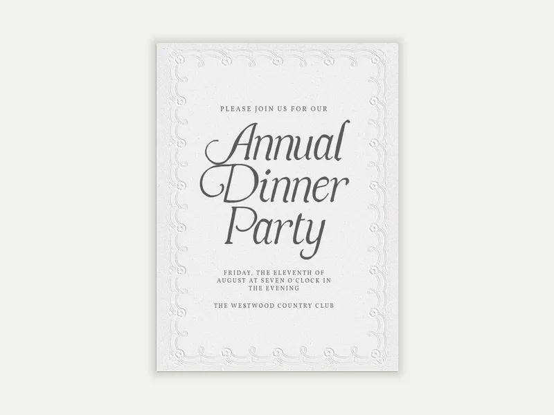 Soft Texture - birthday_save_the_date - Invitation