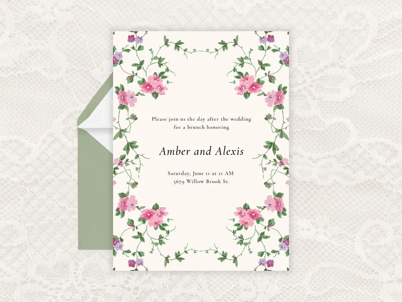 Laura Ashley: Priory - featured - Invitation