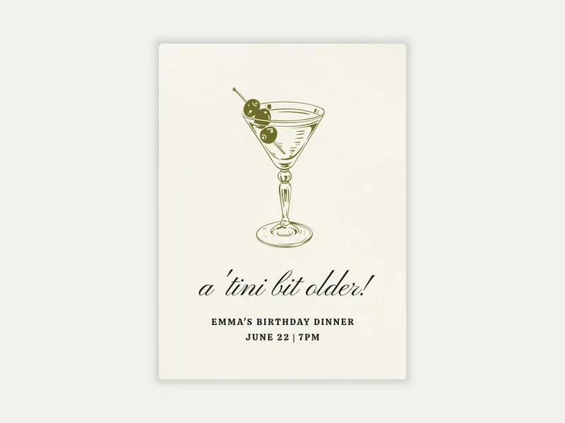 Dirty-tini - 55th_birthday - Invitation