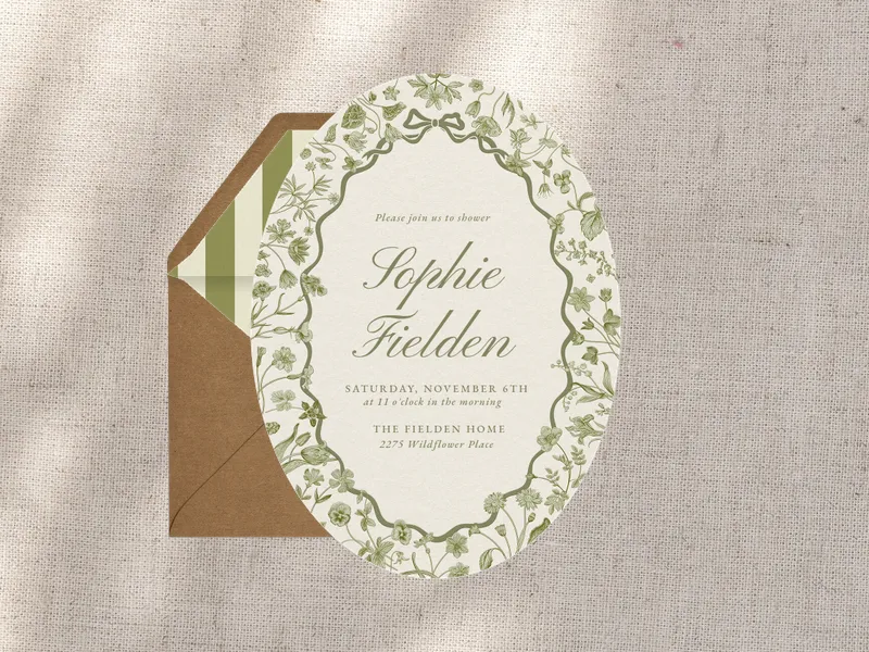 Maple Darlings - fall - Invitation