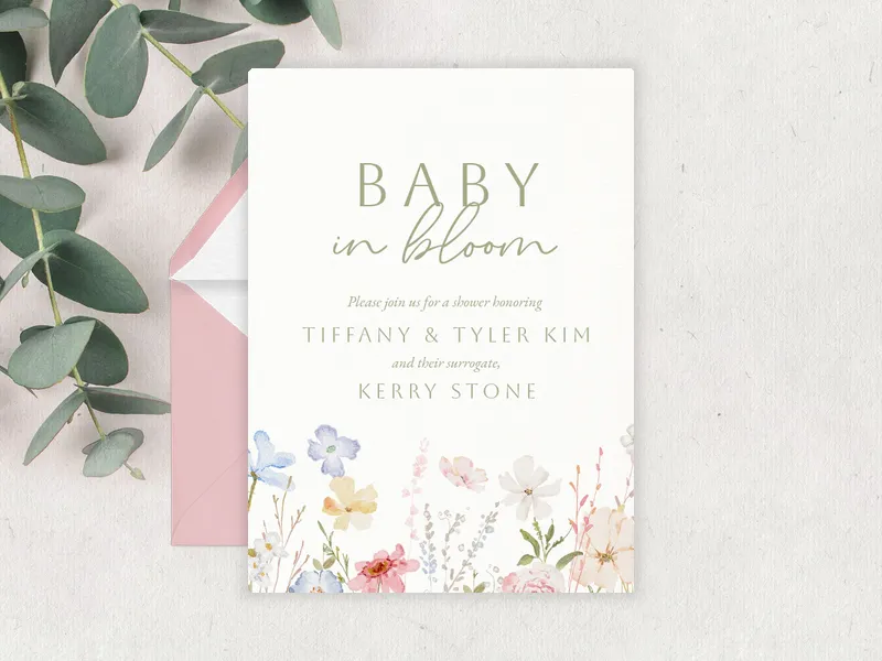 Sweet Blossoms - featured - Invitation