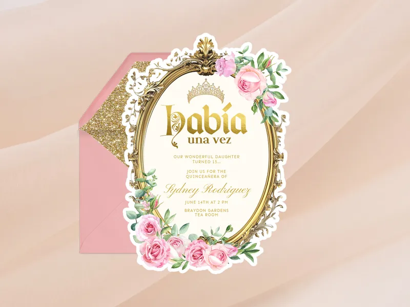 Habia una Vez - quinceanera - Invitation