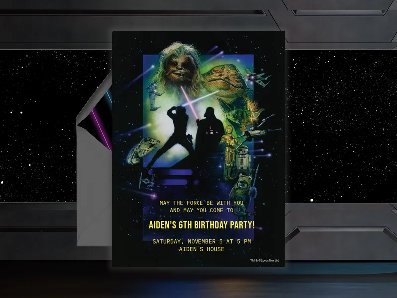 Star Wars™: Return of the Jedi Group - star_wars - Invitation