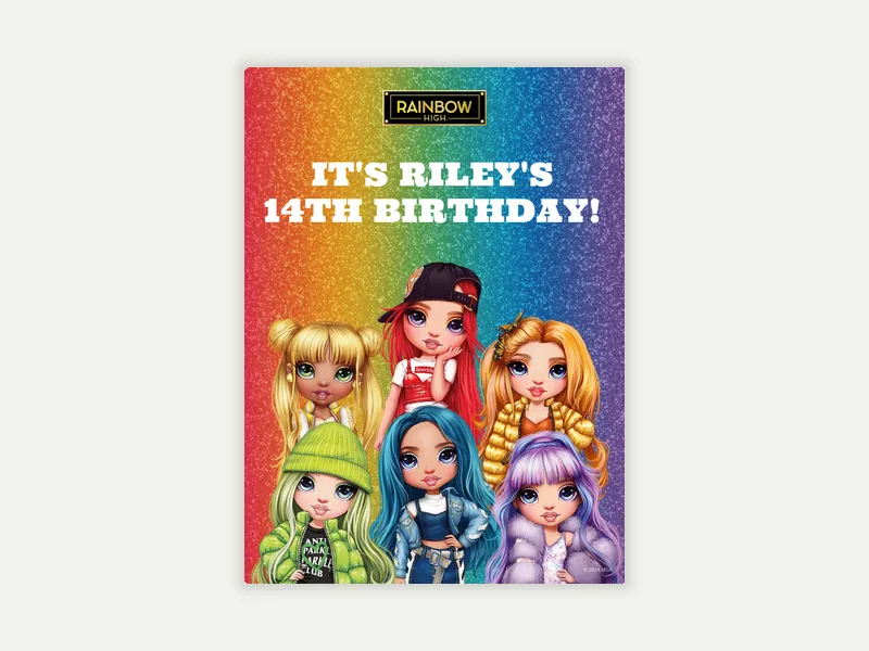 Rainbow High: Brighter Together - rainbow_high - Invitation