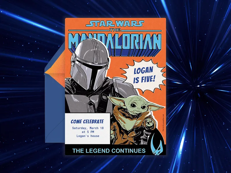 Star Wars™: The Mandalorian Comic Book - star_wars - Invitation
