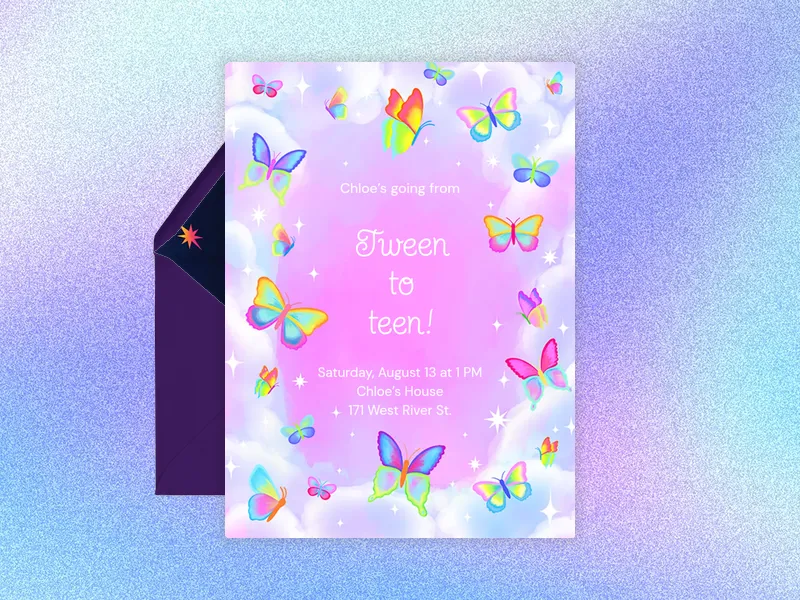 Dream Big Invitation premium template design