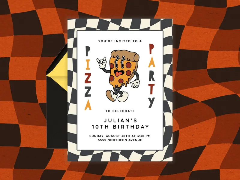 Cheese, Please! Invitation premium template design