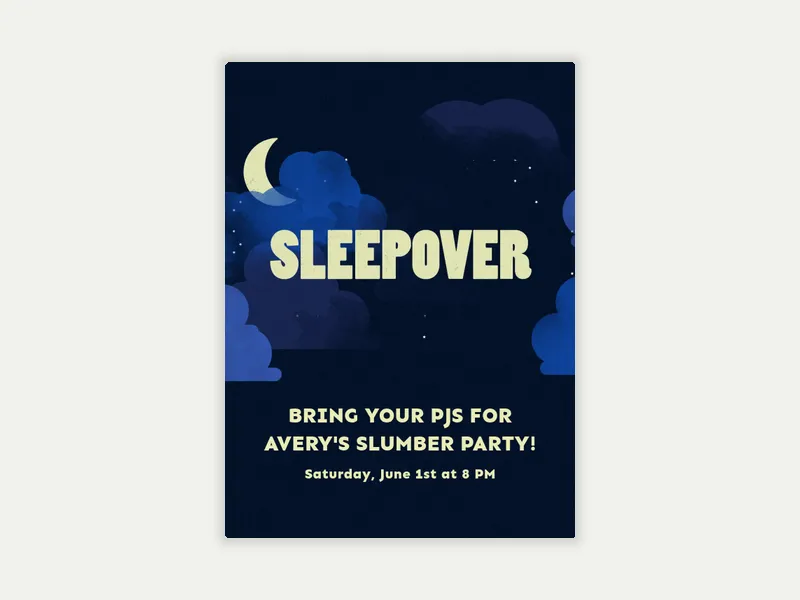 Sweet Dreams - featured - Invitation