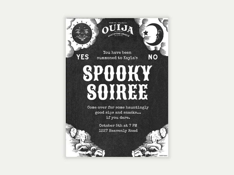 Hasbro’s Ouija: Mystical Moments - halloween - Invitation