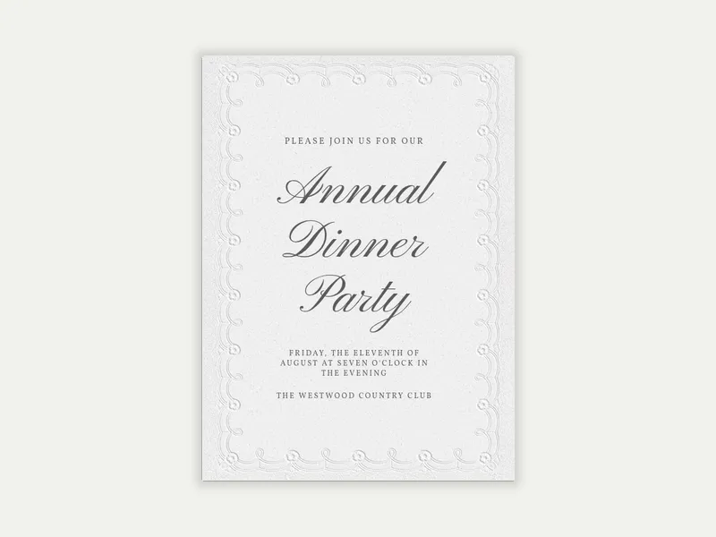 Soft Texture Invitation free template design