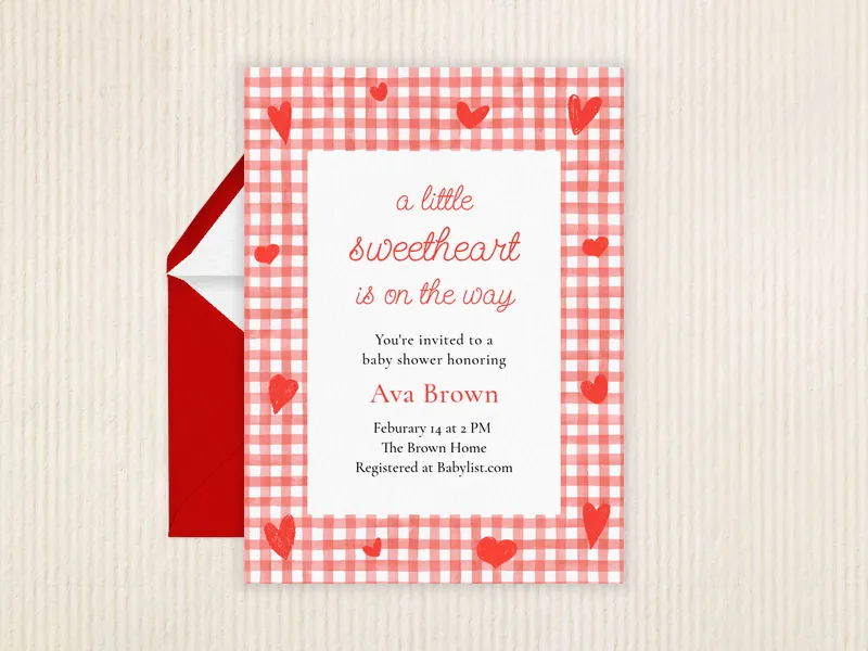Sweetheart Soiree Invitation premium template design