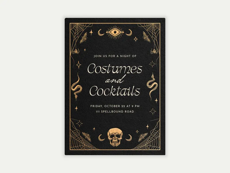 Celestial Halloween - halloween - Invitation