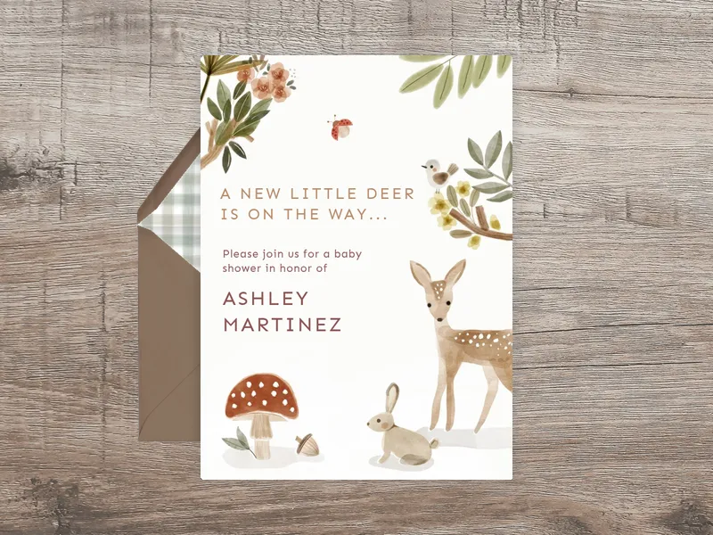 Woodland Wonderland - featured - Invitation
