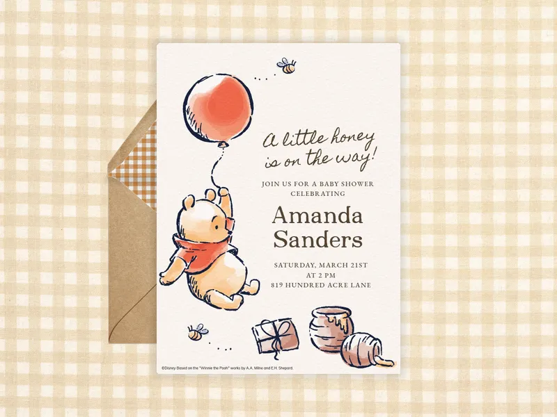 Disney’s Winnie the Pooh: Friendly Festivities - featured - Invitation