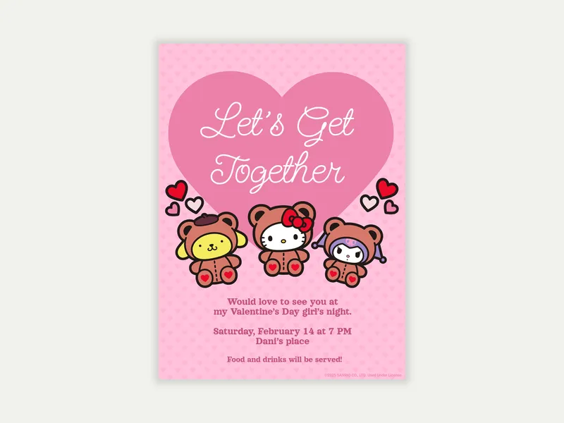 Sanrio’s Hello Kitty and Friends: Besties Forever - featured - Invitation