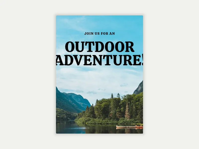 Wilderness - trips_getaways - Invitation